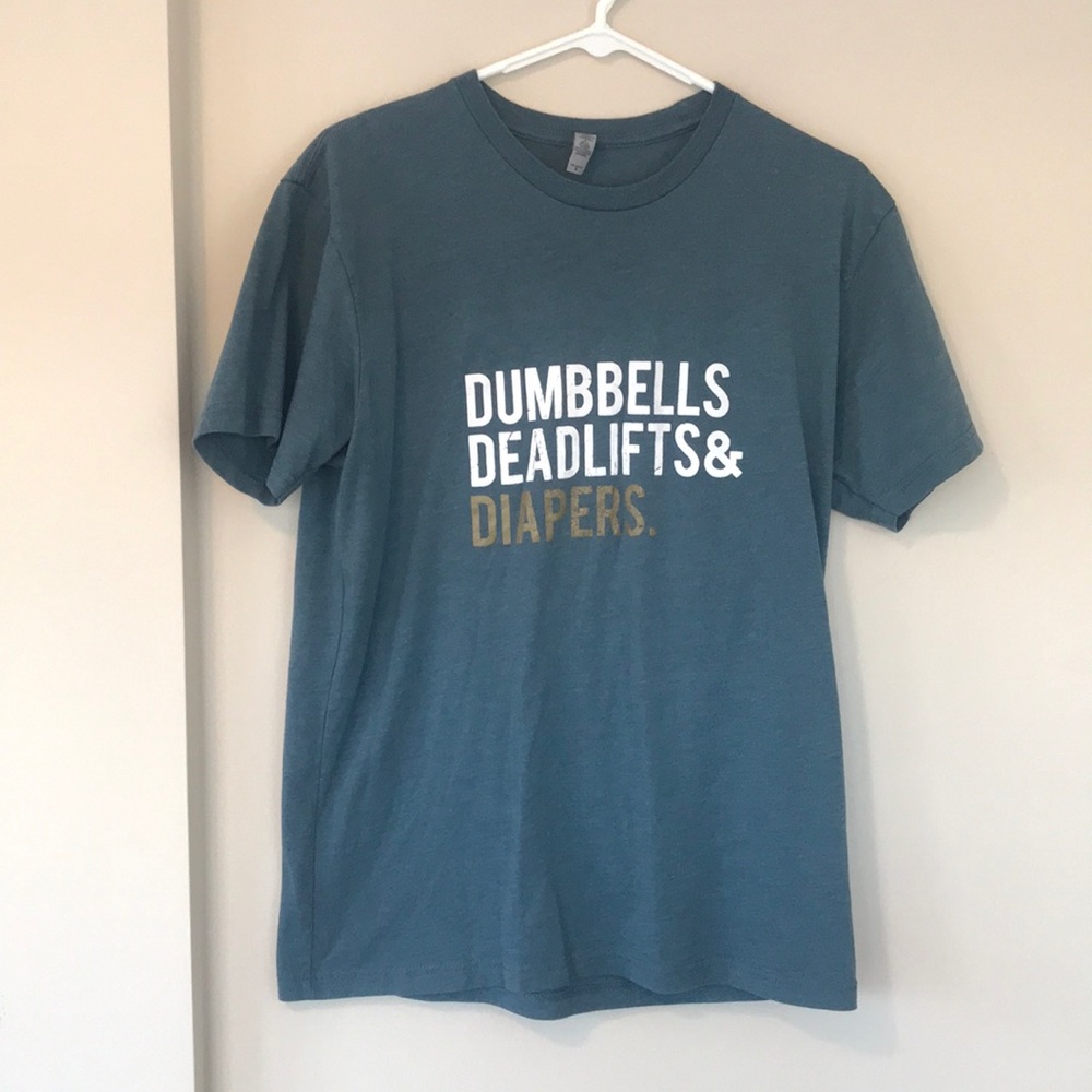 Men’s Dadbod Apparel Blue T-Shirt (M)